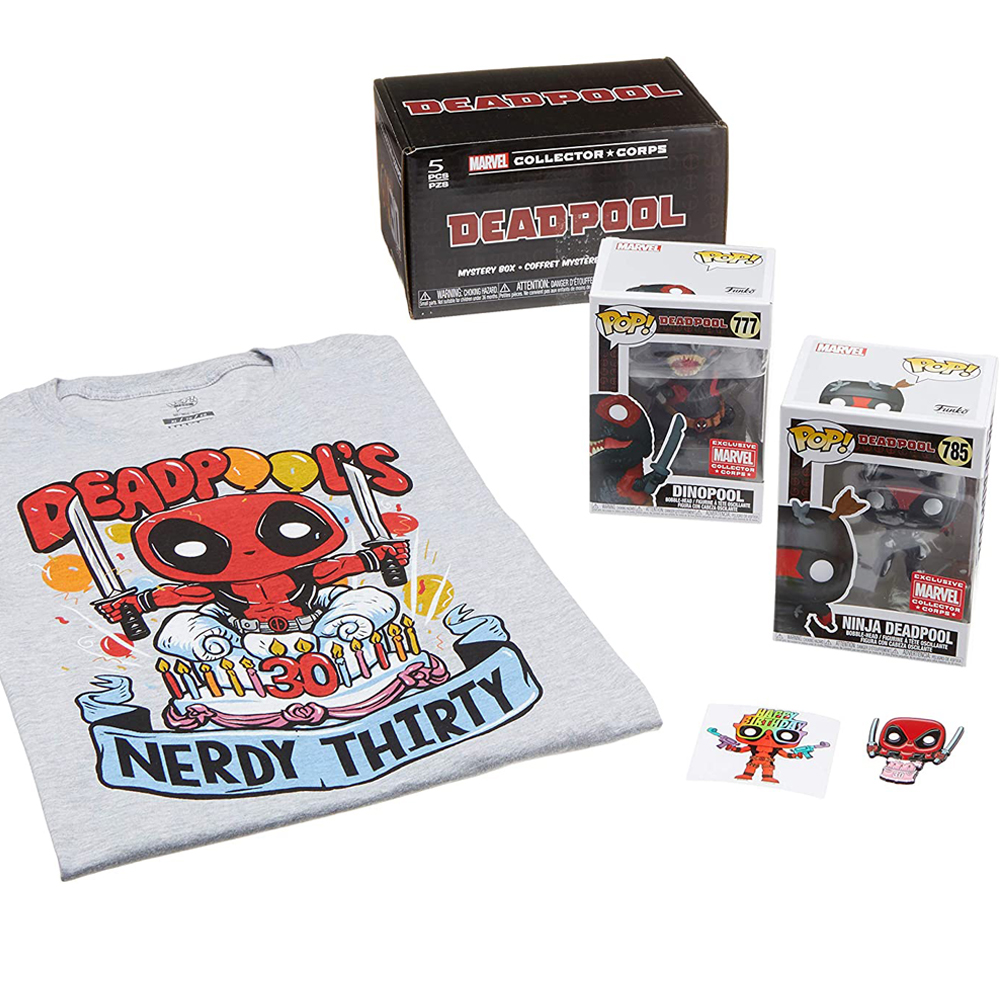Foto de Box Exclusiva - Deadpool 30th Collector Corps (Talla M)