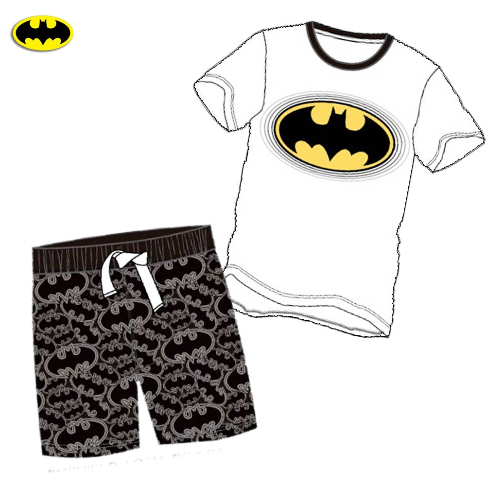 Foto de Pijama DC - Batman (Blanco clásico)