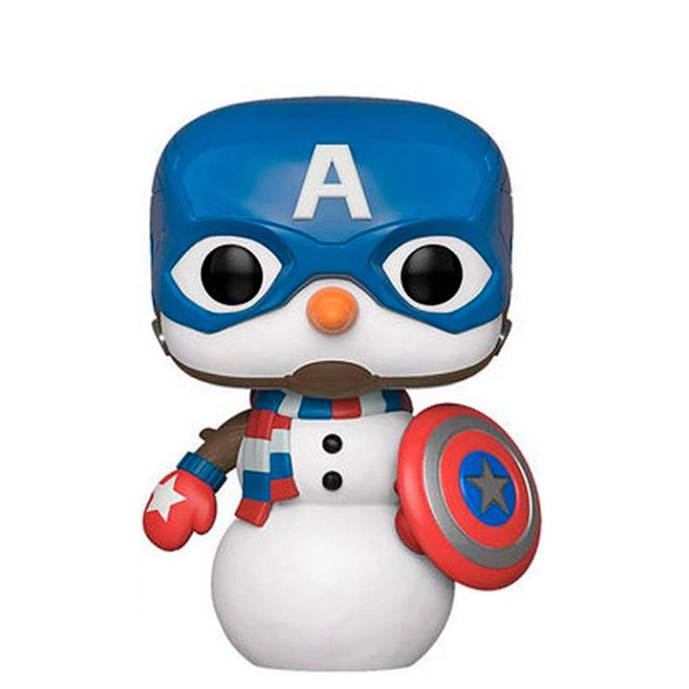 Foto de Funko Pop Marvel - Cap Snowman 532 (Captain América Navidad)