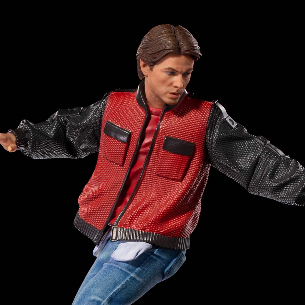 Foto de Iron Studios Back to the Future - Marty McFly on Hoverboard Escala 1/10 Art BDS