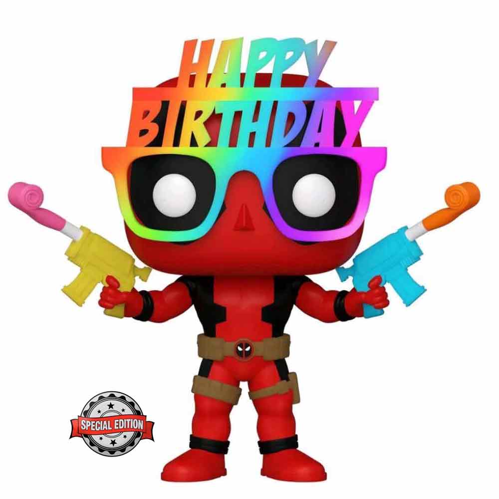 Foto de Funko Pop Exclusivo Marvel - Birthday Glases Deadpool 783 (Cumpleañero)
