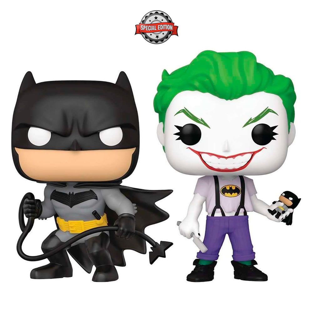 Foto de Funko Pop 2-Pack Exclusivo DC - White Knight Batman & White Knight The Joker (SDCC 2021)