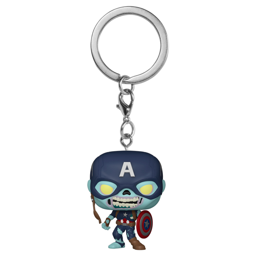 Foto de PRE-VENTA: Funko Pop Keychain Marvel What If...? - Zombie Captain America (Llavero - Marvel Zombies)