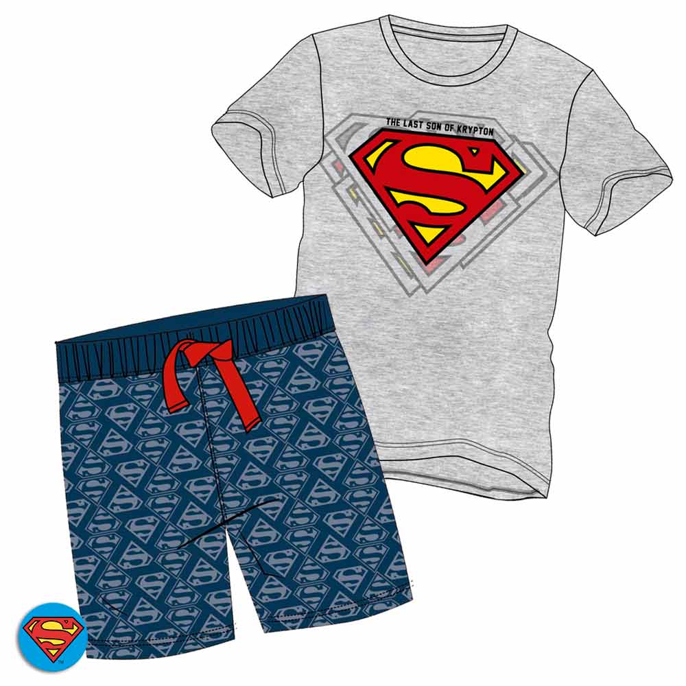 Foto de Pijama DC Superman - Superman The Last Son of Krypton (Classic Logo)
