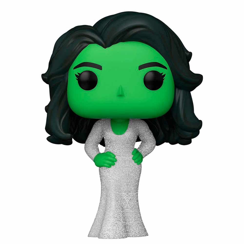 Foto de PRE-VENTA: Funko Pop Glitter Marvel Studios She-Hulk Serie - She-Hulk 1127 (vestido gala)