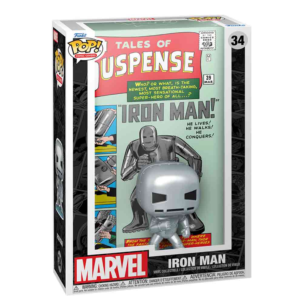 Foto de PRE-VENTA: Funko Pop Cómic Cover Marvel Comics - Marvel Tales of Suspense 39 Ironman 34 (Iron Man Pop!)