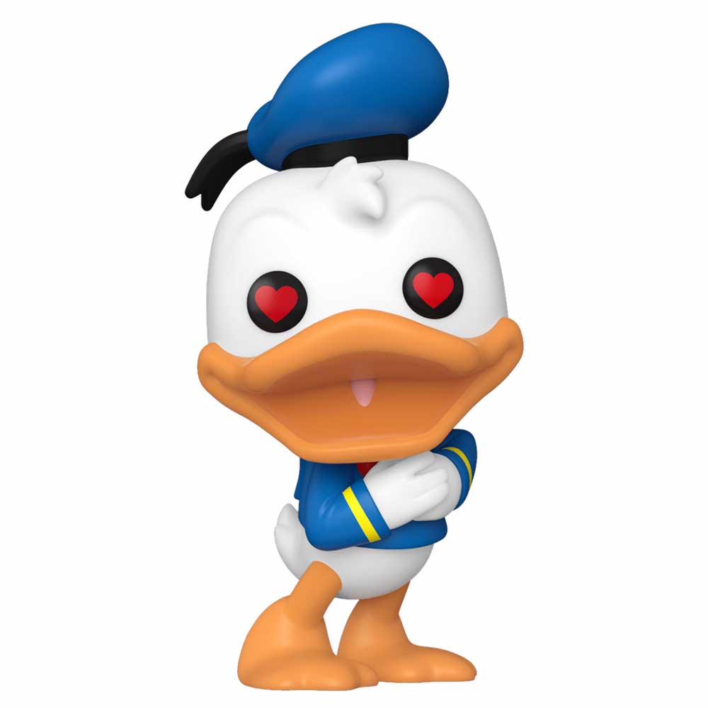 Foto de PRE-VENTA: Funko Pop Disney Donald Duck 90th Anniversary - Donald Duck with Heart Eyes 1445 (El Pato Donald Aniversario)