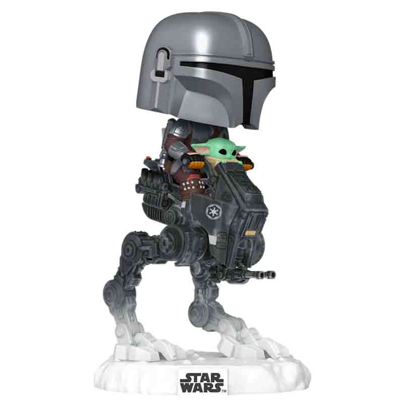 Foto de Funko Mandalorian with Grogu in Imperial Remnant AT-RT - Star Wars The Mandalorian and The Grogu Movie Funko Pop Deluxe 837 StarWars pelicula 2026 mando con baby yoda la guerra de las galaxias - PREVENTA