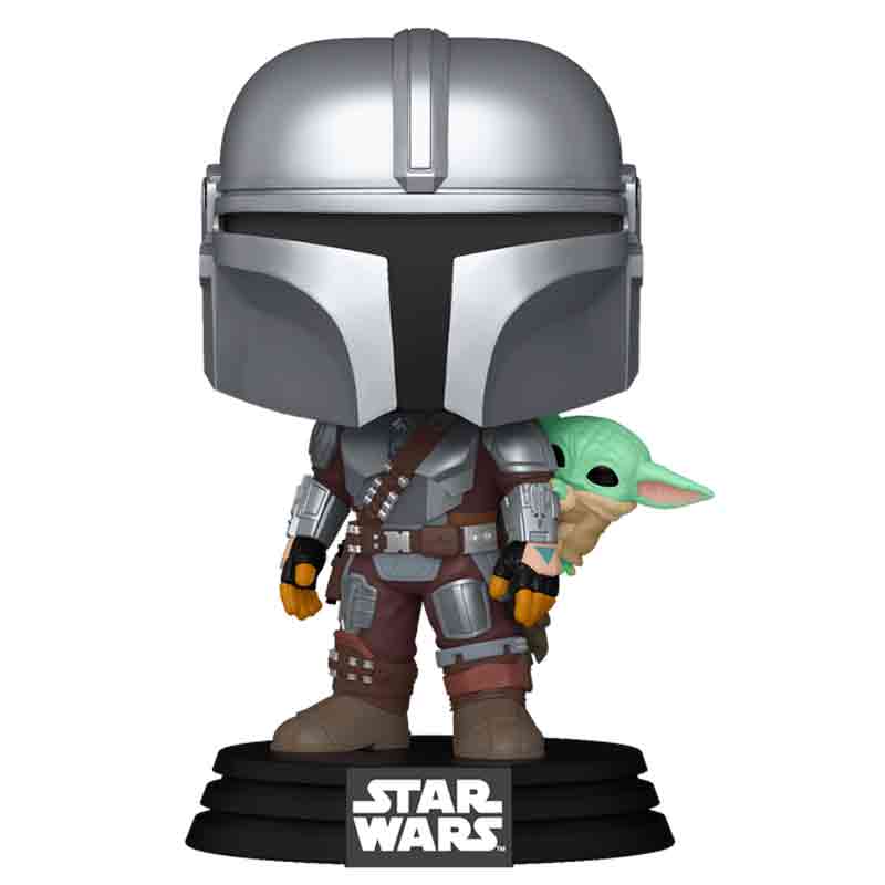 Foto de Funko Mandalorian with Grogu back - Star Wars The Mandalorian and The Grogu Movie Funko Pop 818 StarWars pelicula 2026 mando con baby yoda la guerra de las galaxias - PREVENTA