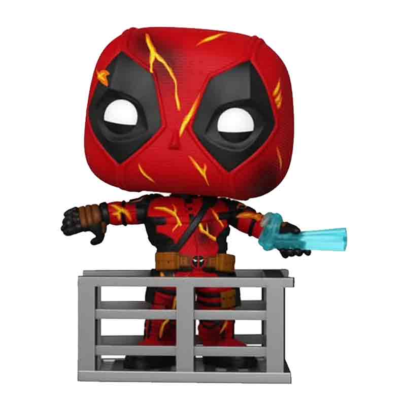 Foto de Funko Deadpool (Eletrocuted) Marvel Studios Deadpool and Wolverine Funko PLUS Pop Exclusivo 1567 Deadpool 3 Pelicula Wade Wilson electrocutado - PREVENTA