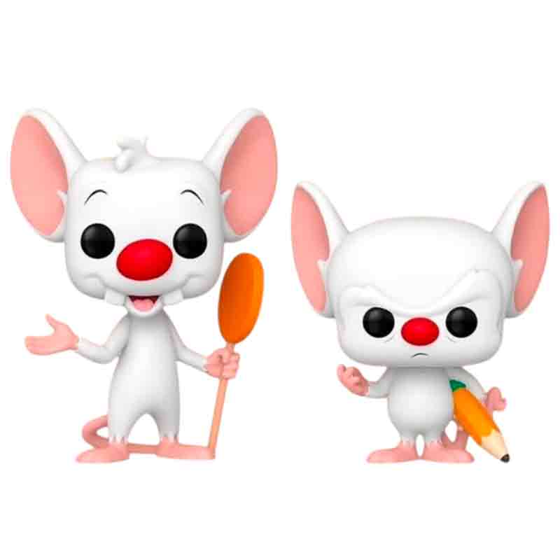 Foto de Funko Pinky & The Brain WB Kids Animaniacs Pinky & The Brain Series Funko 2-Pack Pop! - Pinky y Cerebro 2Pack - PREVENTA
