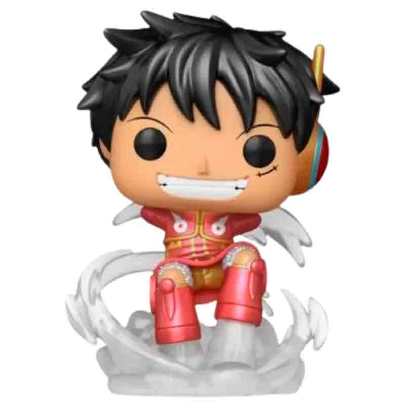 Foto de Funko Monkey D. Luffy (Egghead Arc) Anime One Piece Funko Plus Metallic Pop Exclusivo 2138 onepiece sombrerero de paja mugiwara metalico con traje tecnologico futurista Arco de la Isla Egghead - PREVENTA