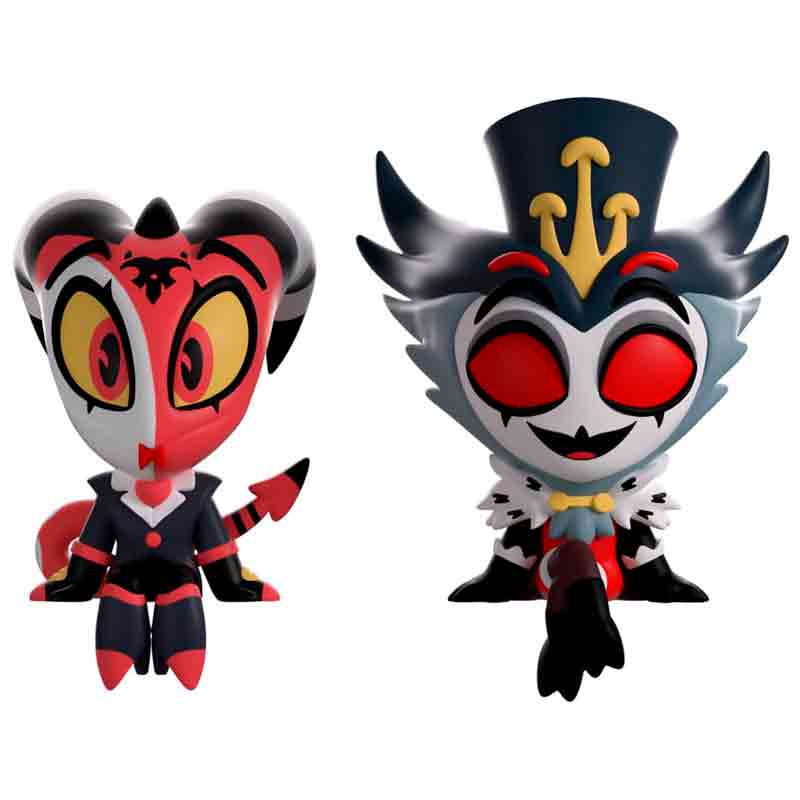 Foto de Figura Blitzo & Stolas Helluva Boss Colecction Monitor Buddiez YouTooz 2-Pack #18 Serie Animada Figuras HelluvaBoss 2pack