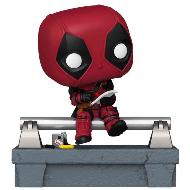 Foto de Funko Deadpool on Bridge - Deadpool Movie Funko Deluxe Pop 1580 Wade Wilson en el puente dibujando deadpool pelicula 2016 - PREVENTA