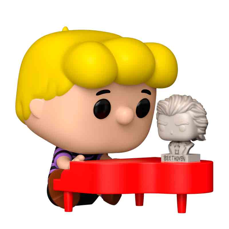 Foto de Funko Schroeder Playing Piano Peanuts A Charlie Brown Snoopy Funko Premium Pop 2092 Snoopy tv show serie animada tocando el piano con beethoven pianista prodigio - PREVENTA