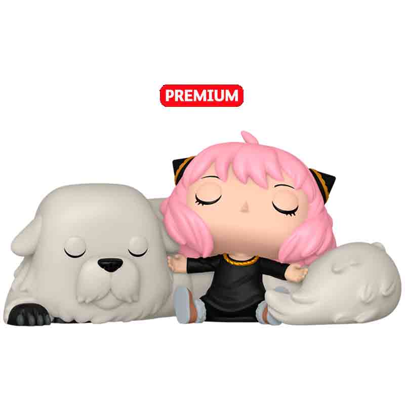 Foto de Funko Anya Forger Sleeping on Bond - Anime Spy x Family Funko Premium Pop Exclusivo 2174 Spyxfamily anya durmiendo con el perro bond - PREVENTA
