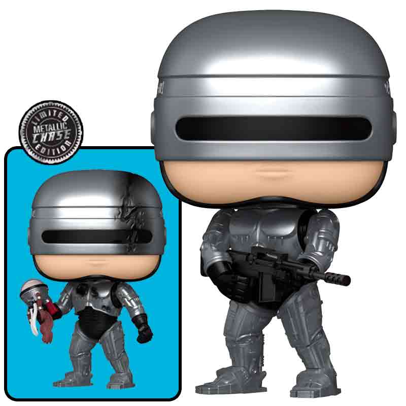 Foto de Funko Robocop with Gun - Robocop 2 Movie Funko Metallic Pop 1989 Alex Murphy Robocop pelicula 1990 metalico - PREVENTA