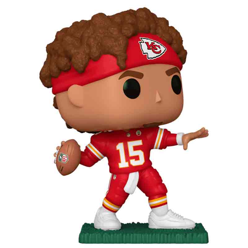 Foto de Funko Patrick Mahomes II in Red Headband NFL Football Kansas City Chiefs Funko Pop 251 futbol americano mariscal de campo 15  Pat Mahomes segundo - PREVENTA