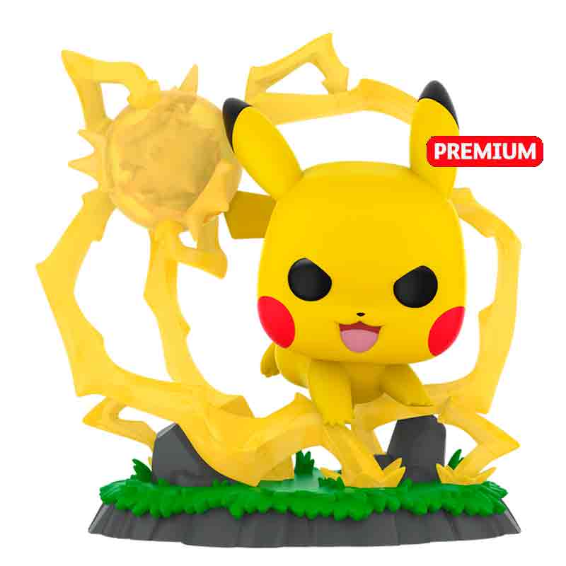 Foto de Funko Pikachu (Attack Trueno) Pokémon Games Funko Premium Pop 1127 Pokemon electrico ash ketshup primera generacion kanto - PREVENTA