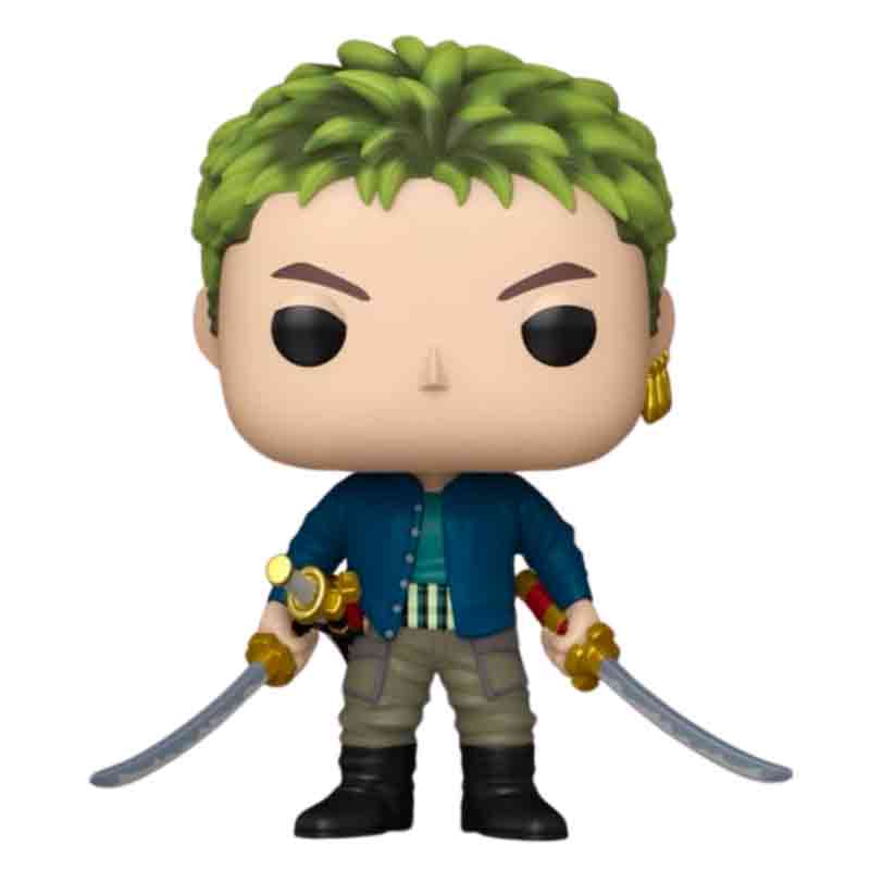 Foto de Funko Zoro Roronoa Netflix One Piece Series Funko Pop 1879 OnePiece serie live action sombrerero de paja mugiwara temporada uno Arata MAckenyu mugiwara