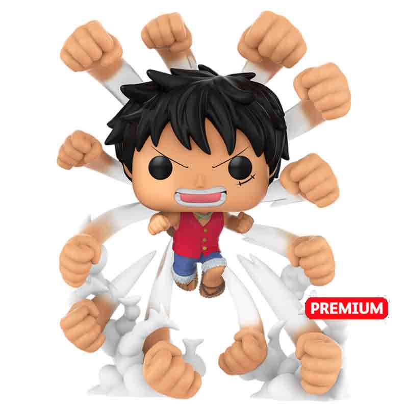 Foto de Funko Monkey D. Luffy (Gum Gum Gatling) Anime One Piece Funko Premium Pop Exclusive 2217 onepiece sombrerero de paja mugiwara monkeyd luffy Gomu Gomu no Gatling ataque Ametralladora Goma Goma - PREVENTA