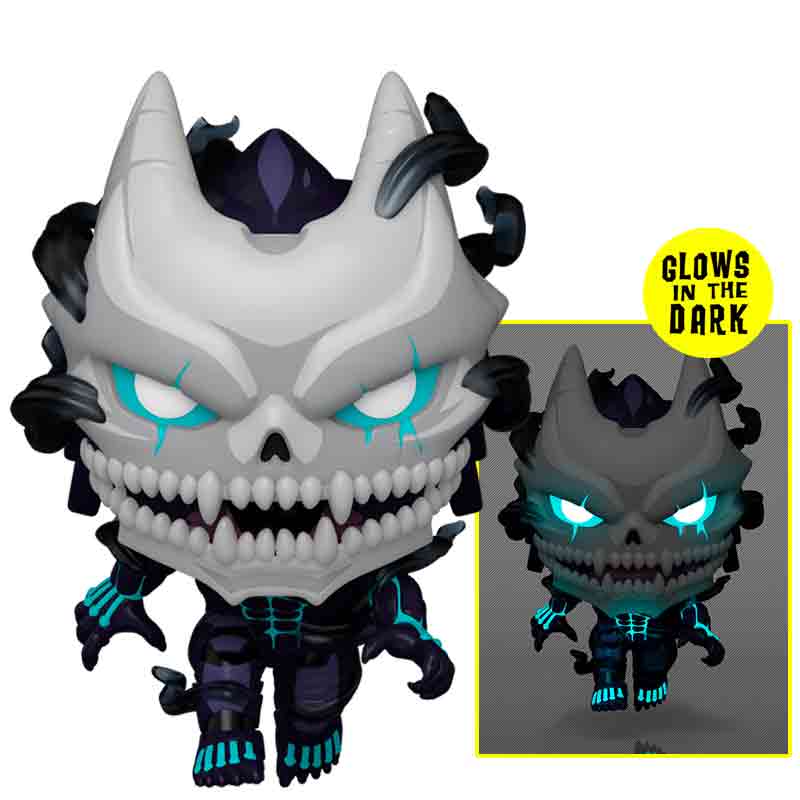 Foto de Funko Kaiju No. 8 (Uncontrollable) Anime Kaiju No 8 Funko Glow in the Dark Pop Exclusivo 2326 Kaiju N8 numero ocho rebelde kaiju kafka numero ocho Incontrolable brilla en la oscuridad - PREVENTA