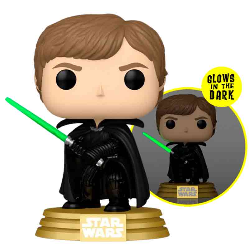 Foto de Funko Luke Skywalker with Lightsaber (Legends) Star Wars Legends Funko Glows in the Dark Pop Exclusivo 846 StarWars antiguo Universo Expandido de la guerra de las galaxias brilla en la oscuridad con sable de luz jedi - PREVENTA
