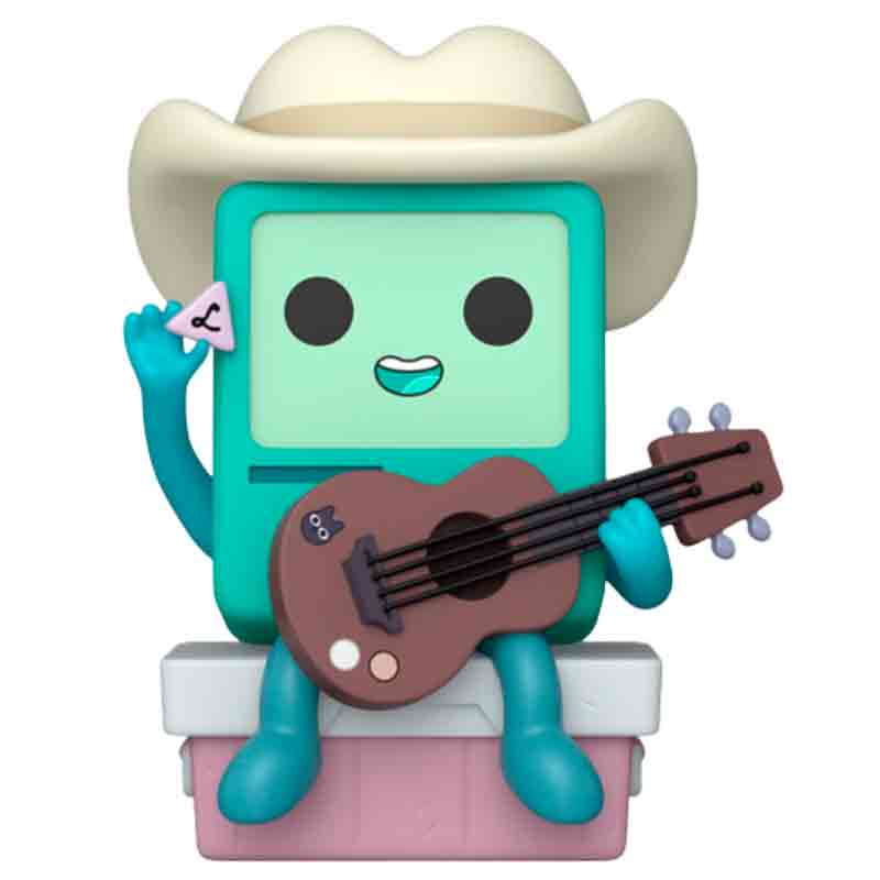 Foto de Funko Cowboy BMO - Cartoon Network Adventure Time Tv Series Funko Pop Exclusivo 1906 Hora de Aventura Serie Be MOre beemore pequeño robot consola de videojuegos camara guitarra - PREVENTA