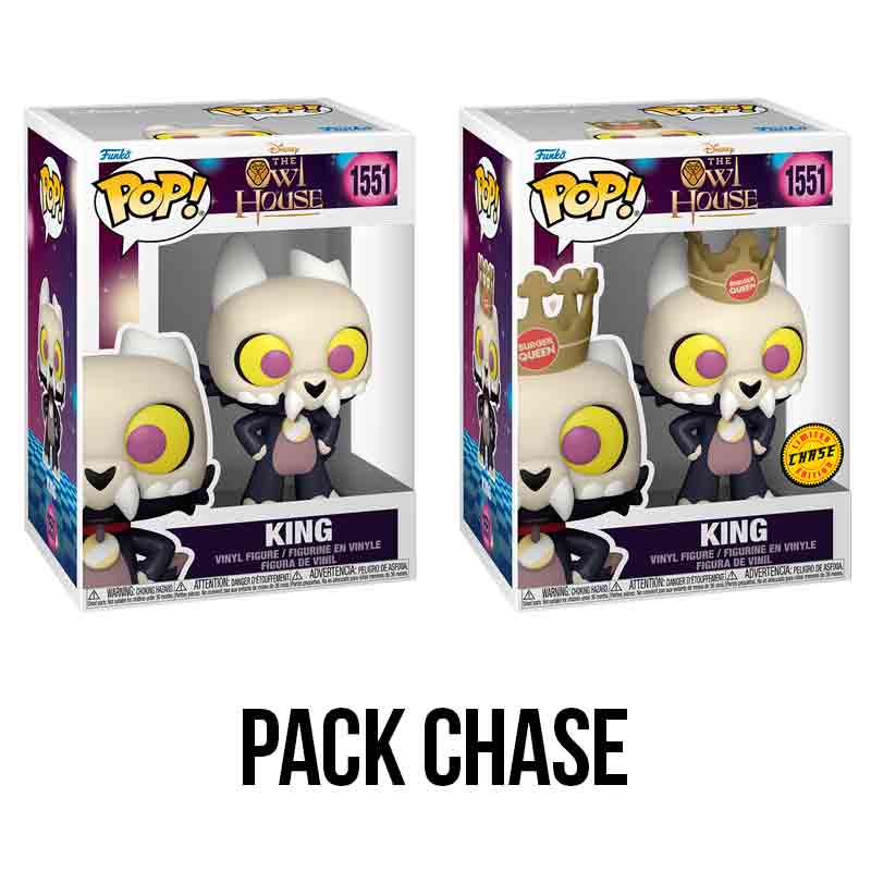 Foto de Funko King Clawthorne Pack Chase Disney The Owl House Series Funko Pop 1551 (01 Regular + 01 Chase) La Casa Buho Serie titan demonio - PREVENTA