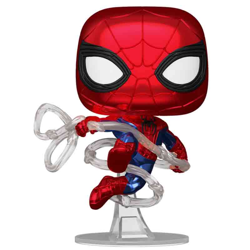 Foto de Funko Spiderman (Metallic) - Marvel Studios Spiderman Brand New Day Funko Pop Exclusivo 1590 Peter Parker Tom Holland saltando con telaraña spider-man un nuevo dia pelicula 2026 - PREVENTA
