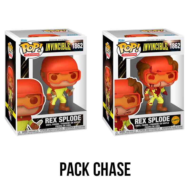 Foto de Funko Rex Splode Pack Chase - Invincible Amazon Original Tv Series Funko Pop 1862 (01 Regular + 01 Chase) invencible serie Viltrumita rex sloan teen team guardians of the globe