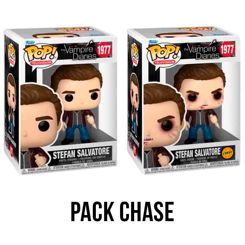 Foto de Funko Stefan Salvatore Pack Chase - The Vampire Diaries Tv Series Funko Pop 1977 (01 Regular + 01 Chase) diarios de vampiros serie Ripper vampiro Sin Humanidad El Destripador de Monterrey - PREVENTA