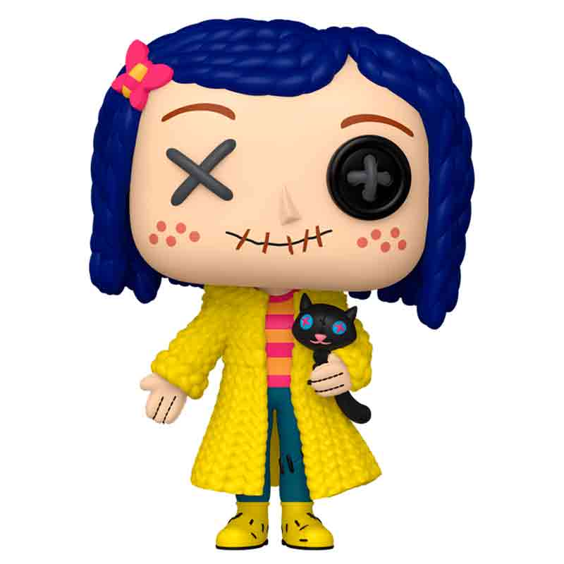 Foto de Funko Coraline Patchwork - Coraline and the secret door Funko Pop 2120 Coraline y la puerta secreta Pelicula 2009 la niña estilo retazos de tela - PREVENTA