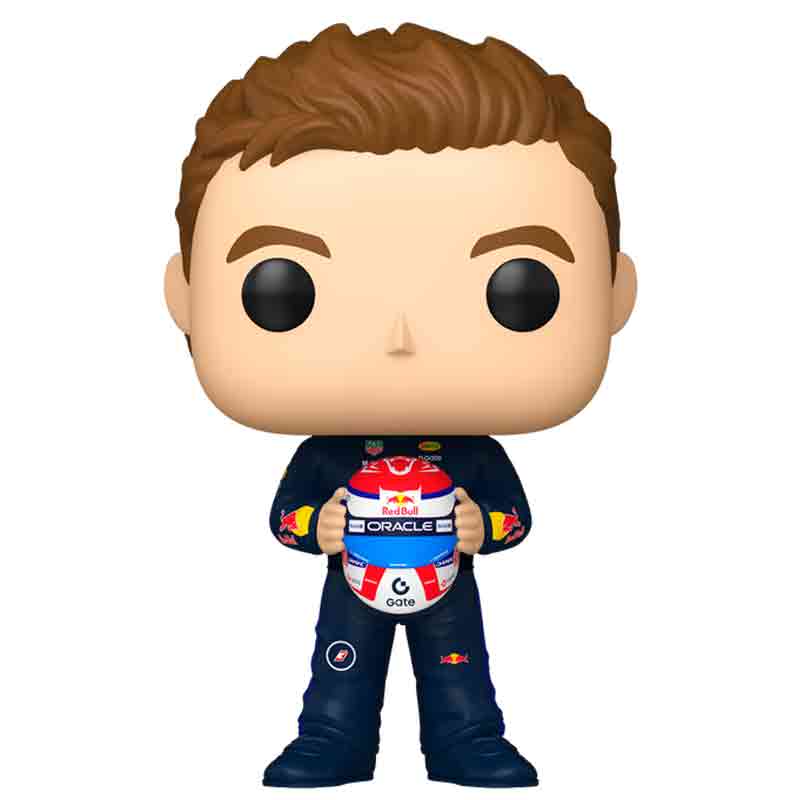Foto de Funko Max Verstappen (Holding Helmet) - Oracle Red Bull Racing Formula 1 Funko Pop 17 Escuderia redbull f1 max con casco - PREVENTA (copia)