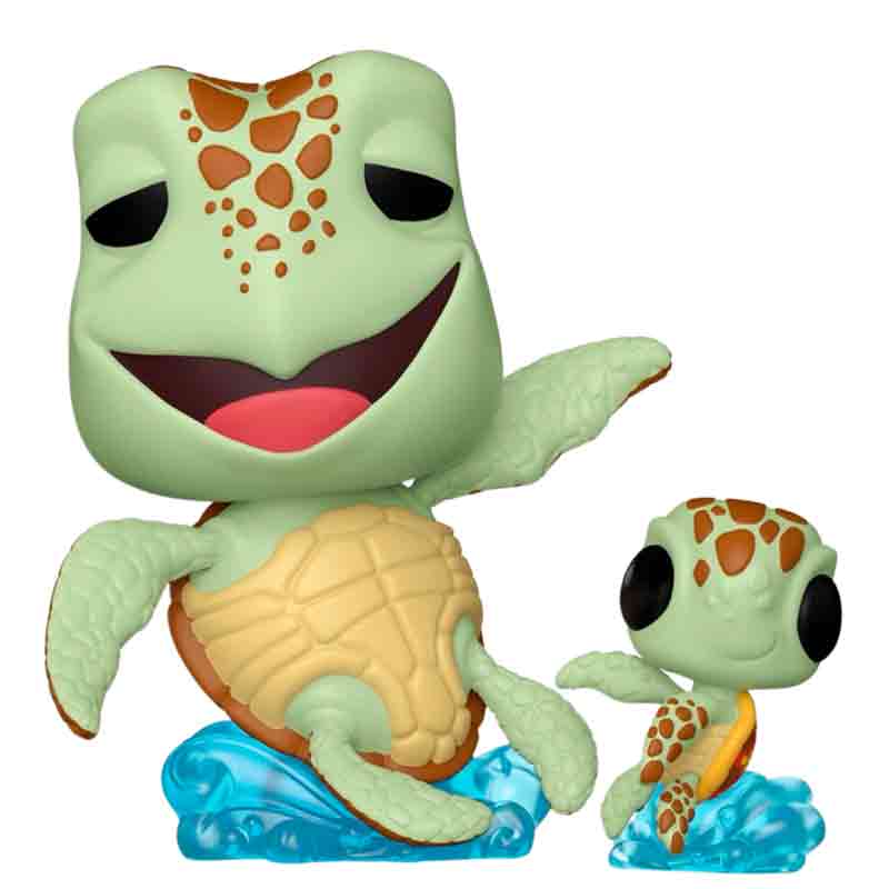 Foto de Funko Crush and Squirt - Disney Pixar Finding Nemo Movie Funko Pop 1813 Buscando a nemo pelicula animada 2003 disneypixar tortuga marina surfista corriente del este australiano - PREVENTA