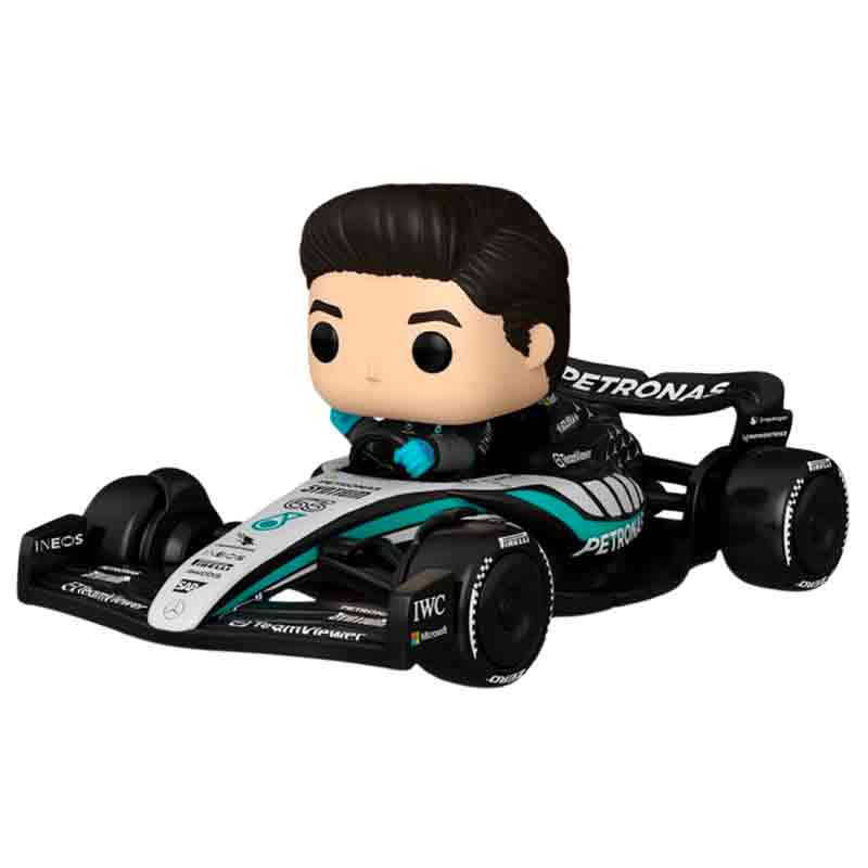 Foto de Funko George Russel (monoplaza) - Formula 1 Mercedes-AMG Petronas Team F1 Funko Super Ride Deluxe Pop 159 Escuderia Mercedes auto piloto f1 Mister Saturday El Señor Sabado - PREVENTA