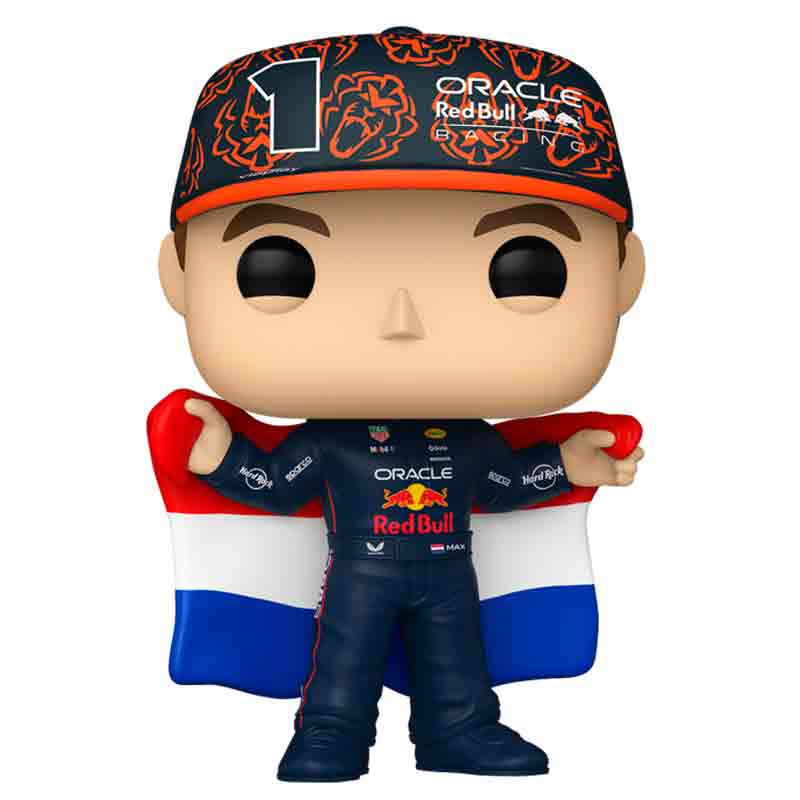 Foto de Funko Max Verstappen with Dutch Flag - Oracle Red Bull Racing Formula 1 Funko Pop Exclusivo 18 Escuderia redbull f1 max con bandera holandesa - PREVENTA