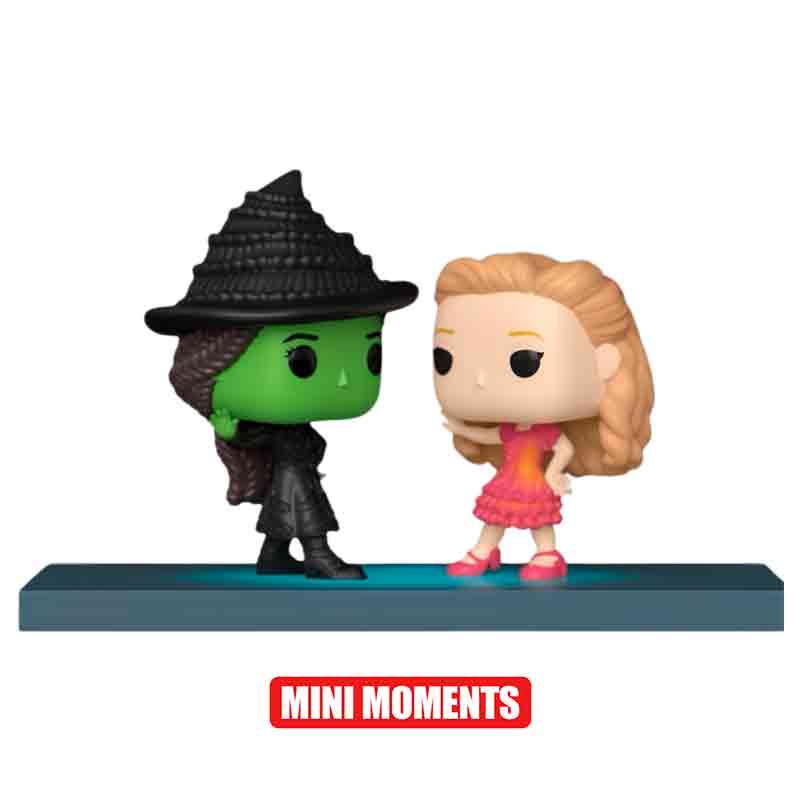 Foto de Funko Ozdust Ballroom (Glinda y Elphaba) Wicked Movie Funko Mini Moments Pop 2174 La Bruja buena del oeste de El Mago de Oz pelicula y galinda en el Salón de Baile Ozdust Universidad Shiz - PREVENTA