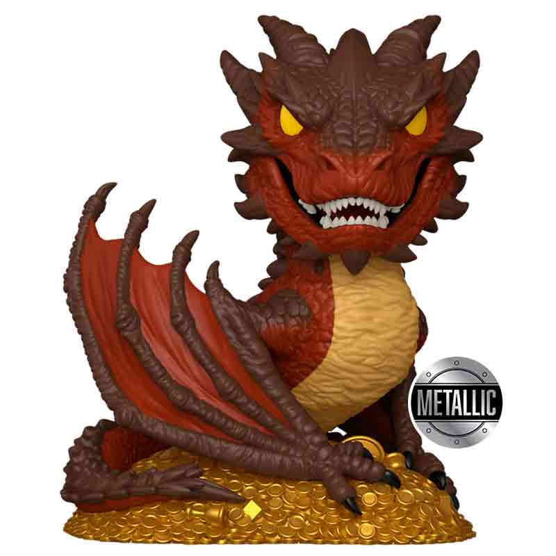Foto de Funko Smaug (Metallic) - The Lord of the Rings The Hobbit Trilogy Movies Funko Deluxe Pop 2188 El Señor de los Anillos Pelicula TLOTR dragon de erebor con tesoro metalizado - PREVENTA