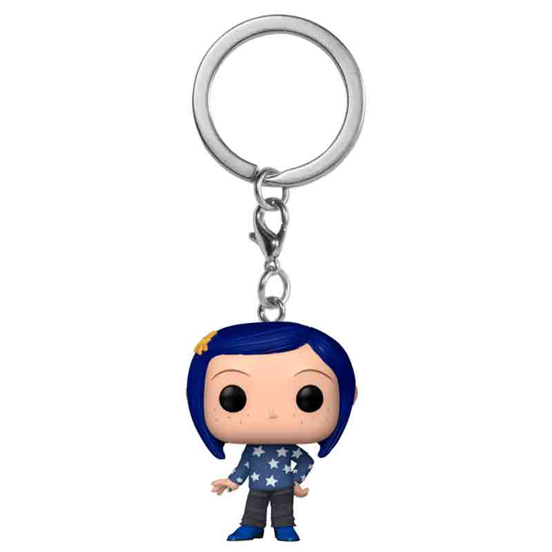 Foto de Funko Coraline - Coraline and the secret door Funko Keychain Pop - Llavero Coraline y la puerta secreta Pelicula 2009 la niña estilo retazos de tela - PREVENTA