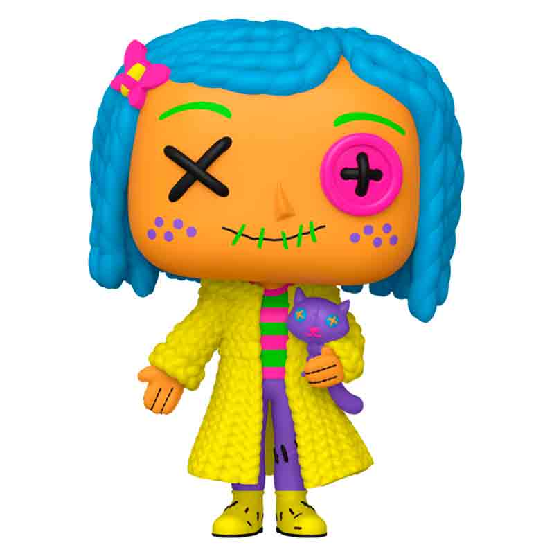 Foto de Funko Coraline Patchwork (Blacklight) - Coraline and the secret door Funko Pop Exclusivo 2120 Coraline y la puerta secreta Pelicula 2009 la niña estilo retazos de tela - PREVENTA