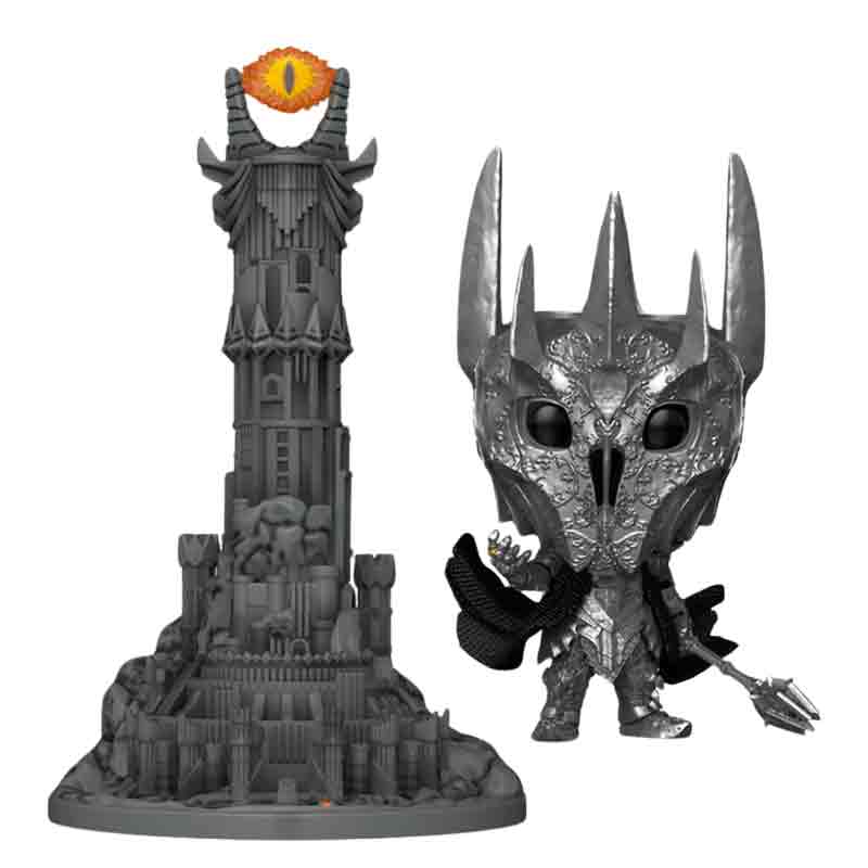 Foto de Funko Sauron with The Tower of Barad-dûr - The Lord of the Rings Movies Funko Town Pop 36 El Señor de los Anillos Pelicula TLOTR villano señor oscuro con la torre oscura Baraddur Gorgoroth Mordor - PREVENTA