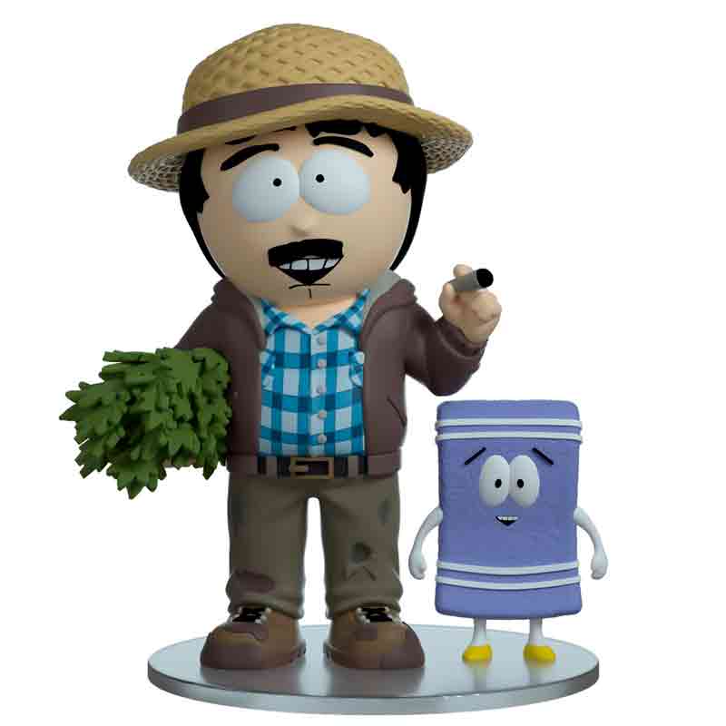 Foto de Figura Farmer Randy with Towelie - South Park Colecction YouTooz #2 - Serie animada southpark animada El granjero Randy Marsh agricultor con toallin fumando episodio Tegridy Farms - PREVENTA